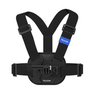 Experience hands-free action filming like never before with the TELESIN Quick Release Chest Mount S2-CGP-01.