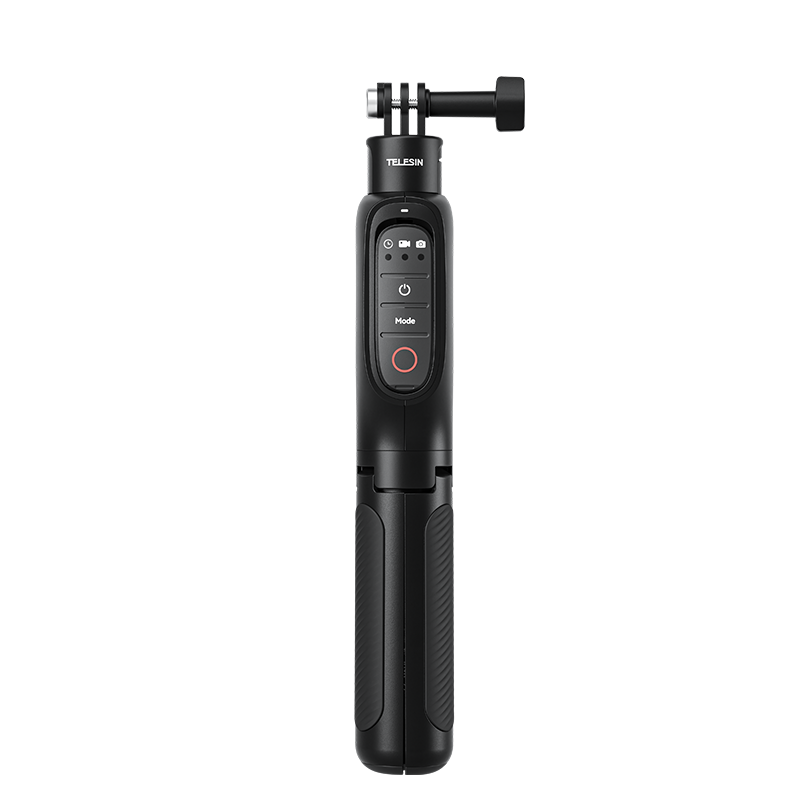 Boost your GoPro Hero 13 photography and videography with the TELESIN Rechargeable Shorty Tripod with Remote Control S1-CSS-01-TGP.