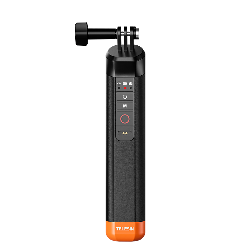 Enhance your underwater photography and videography with the TELESIN Floating Hand Grip with Remote Control S4-FHG-01-TGP.