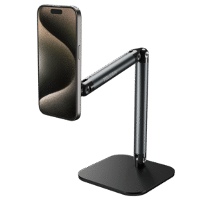 Upgrade your live streaming and video creation setup with the TELESIN Magnetic Phone Stand Desk Version P3-DS-01.