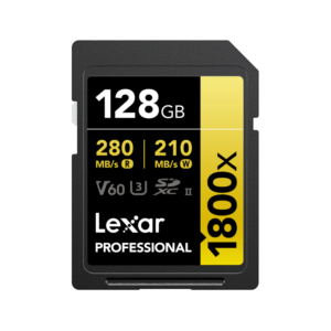 LEXAR PROFESSIONAL 1800X SDXC 128GB - 270MB/s Read V60 - Gadgets