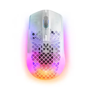 Upgrade your gaming arsenal with the SteelSeries Aerox 3 Wireless Mouse Ghost