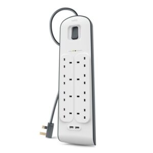 BELKIN 8 PORT SURGE PLUS PROTECTOR BL-SRG-8OT-2USBUK