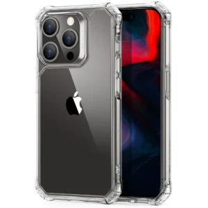 Show off your iPhone 15 Pro’s sleek design while ensuring military-grade protection with the ESR Air Armor Clear Case.