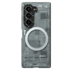 YOUNGKIT SAMSUNG FOLD 6 TECHNOLOGY MAGNETIC CASE GRAY CX020
