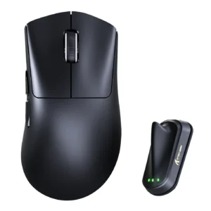 ATTACK SHARK V8 ULTRALIGHT NORDIC 54L15 WIRELESS GAMING MOUSE BLACK PAW-3950 MAX