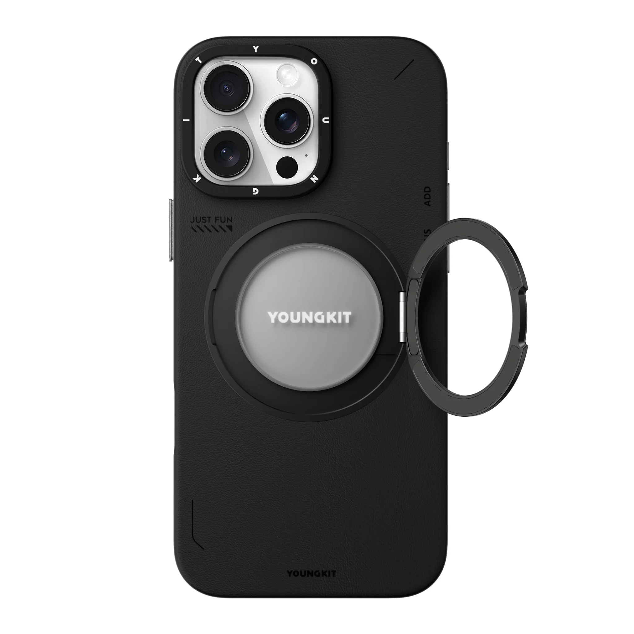 Protect your iPhone 16 Pro in style with the Low-Key Matte Leather Case