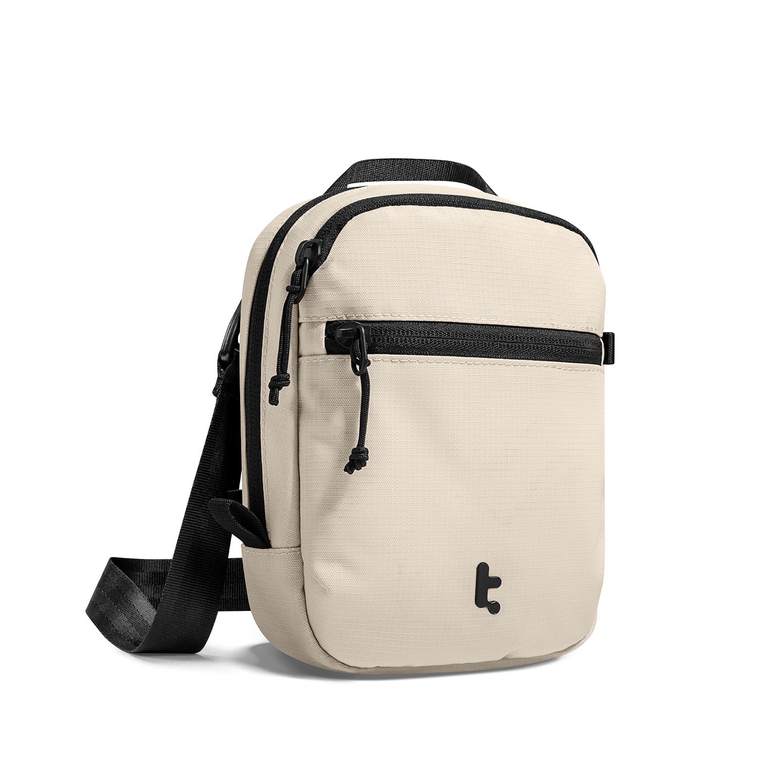 Travel smarter and safer with the TOMTOC Aviator T37 Travel Crossbody Bag in Khaki