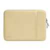 Protect your tech with confidence and style using the TOMTOC LIGHT A18 14-Inch Laptop Sleeve in Yellow Beige.
