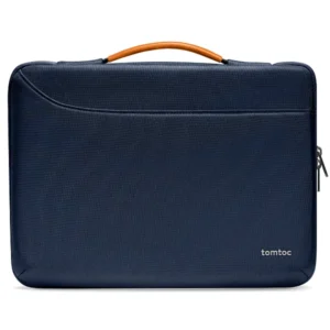 Protect your tech in style with the Tomtoc Defender A22 14 Inch Laptop Briefcase in elegant navy blue.