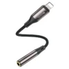 YESIDO Lightning to 3.5mm Audio Adapter (Black, YAU45) – High-Fidelity & Durable