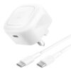 Experience fast, efficient charging with the BELKIN BOOST CHARGE Compact USB-C Wall Charger 45W in White.