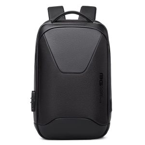 BANGE GENUINE LEATHER BACKPACK BLACK BG-6621