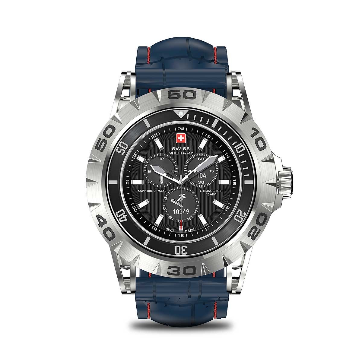 SWISS MILITARY DOM 2 WATCH WITH SILICONE STRAP SM-WCH-DOM2-S - Image 2