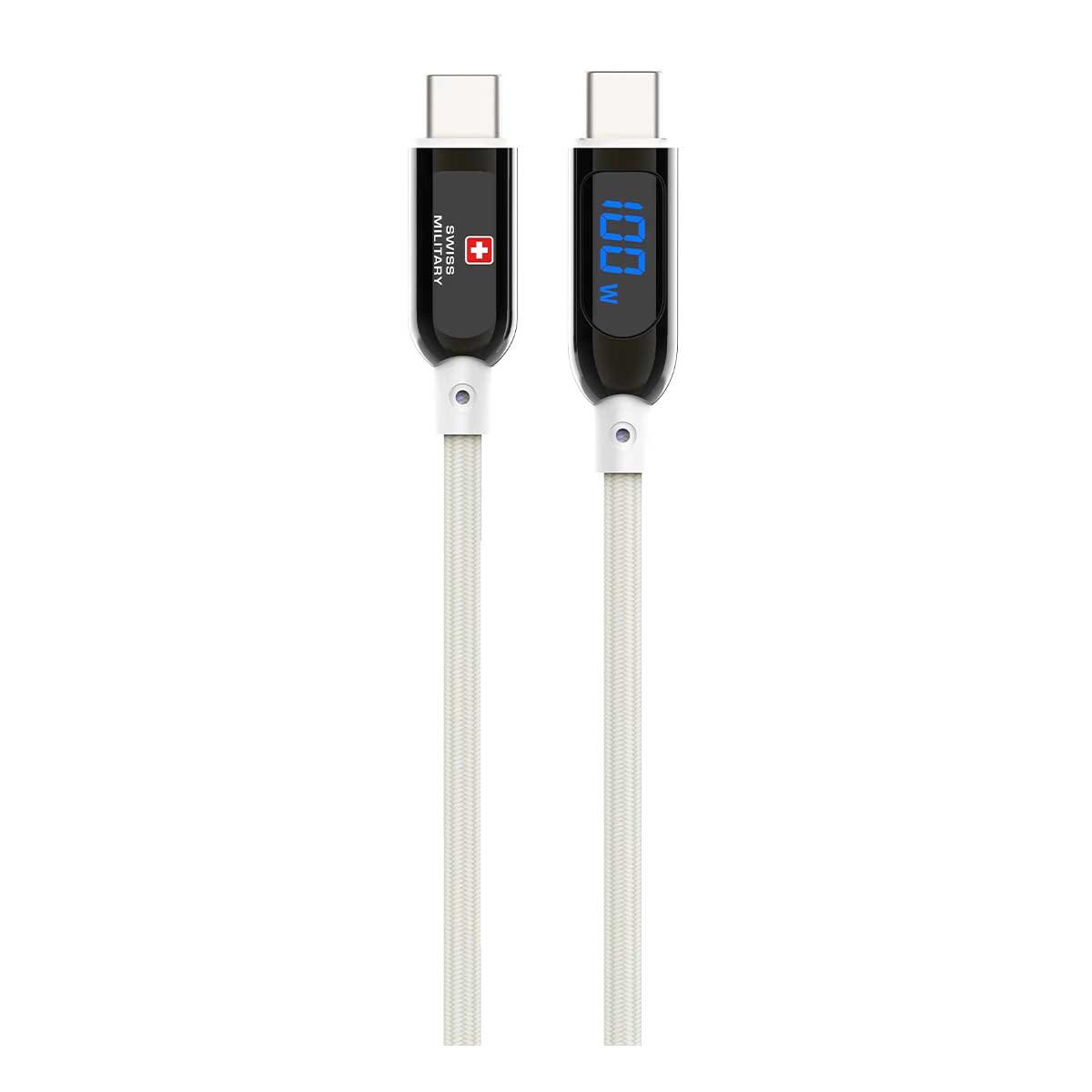 SWISS MILITARY USB-C TO USB-C 100W CABLE 2M CB-CC100W - Image 2