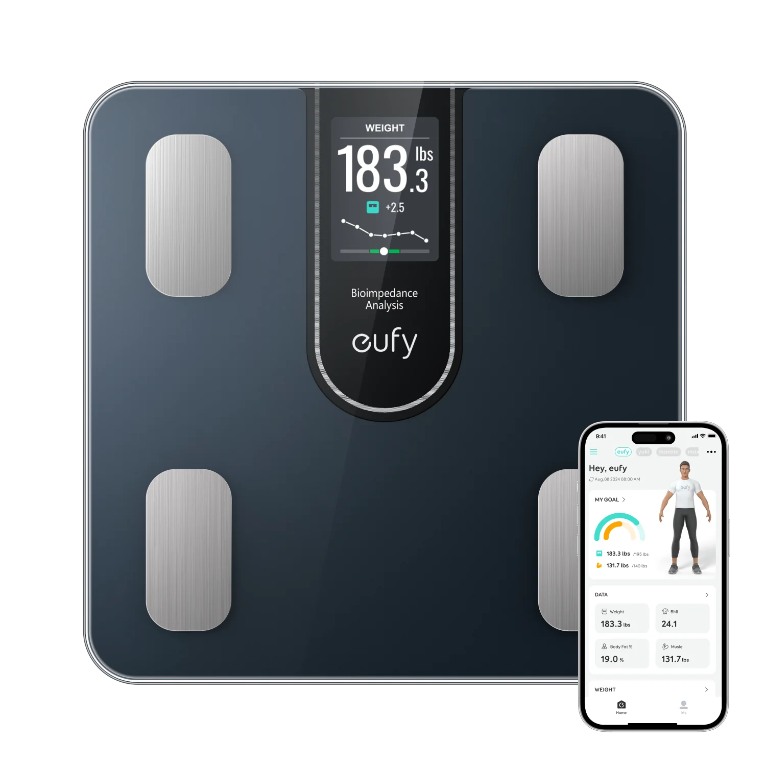 Take control of your health and wellness with the Eufy Smart Scale C20
