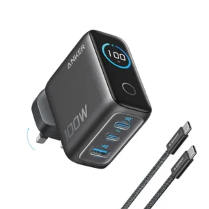 ANKER 100W PD FAST CHARGING 3 PORT GAN USB C CHARGER B121BKZ1