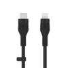Belkin BOOST↑CHARGE™ Flex USB-C Cable with Lightning Connector 1M - Black (CAA009BT1MBK)