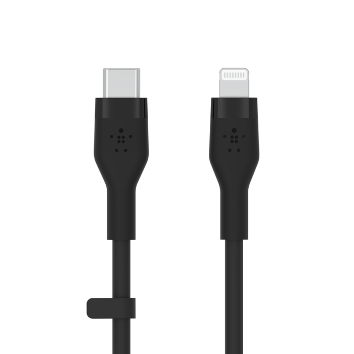 Belkin BOOST↑CHARGE™ Flex USB-C Cable with Lightning Connector 1M - Black (CAA009BT1MBK)