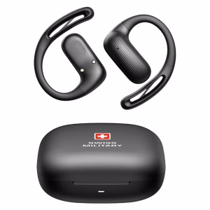 SWISS MILITARY DELTA 7 OPEN EAR WIRELESS HEADPHONES BLACK SM-DELTA7PRO-BLK