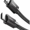 UGREEN HDMI 2.1 8K Braided Cable (1.5M, Gray) - Model 70320