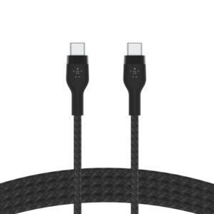 BELKIN BOOST CHARGE PRO FLEX USB C TO USB C CABLE 1M BLACK CAB011BT1MBK