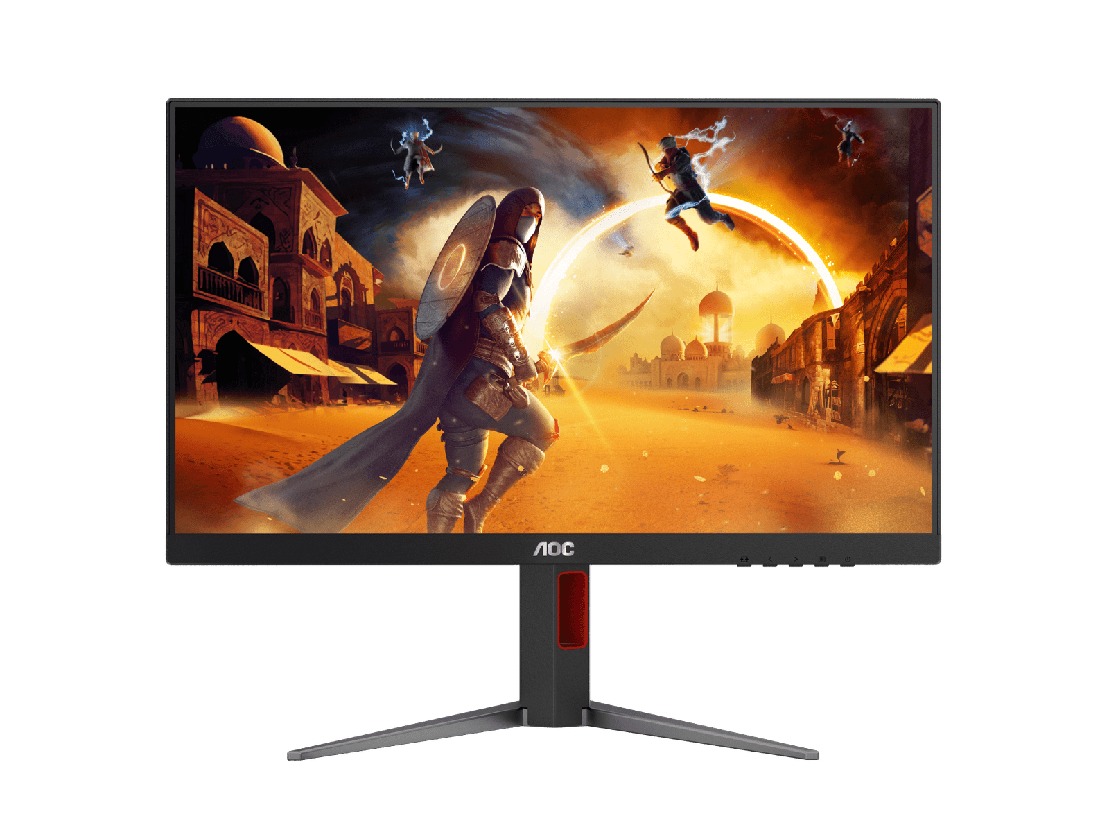 AOC Gaming Monitor 24-Inch FHD 180Hz 1ms HDR10 in Black - Model 24G4 - Image 2