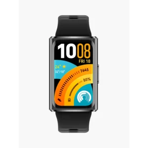 HUAWEI BAND 11 PRO MATTE BLACK ALUMINUM ALLOY CASE BLACK FLUOROELASTOMER STRAP CDY-B49