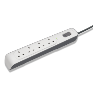 Belkin 4-Outlet Surge Protector with 2M Power Cord - Black (BSV400AR2M)