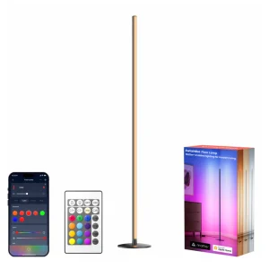 SWITCHBOT MATTER ENABLED LIGHTNING FLOOR LAMP BLACK W1702100