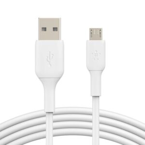 BELKIN USB A TO MICRO USB 1M CABLE WHITE CAB005BT1MWH