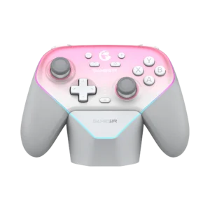 GAMESIR SUPER NOVA WIRELESS GAMING CONTROLLER WITH HALL EFFECT STICK PINK WHITE T4N PRO