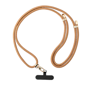 YOUNGKIT CROSSBODY LANYARD WITH STRAP CARD 7.0 MM BROWN YQ002