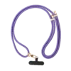 Stay hands-free and organized with the YOUNGKIT Crossbody Lanyard with Strap & Card in bold Purple (YQ001)