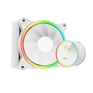GameOn Tupolev 120mm Liquid CPU Cooler (White, GO120TUPOLEV-WHT) - Efficient Cooling for High-Performance Builds