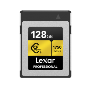 LEXAR 128GBGB PROFESSIONAL CFEXPRESSâ„¢ TYPE B CARD GOLD SERIES UP TO 1500MB/S LCXEXPR128GB-RNENG