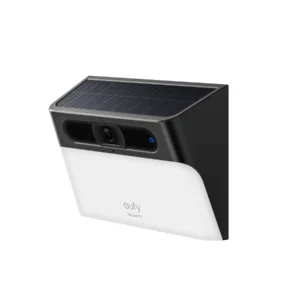 Secure your home with confidence and clarity using the Eufy Security Solar Wall Light Cam in sleek black (T81A0311).