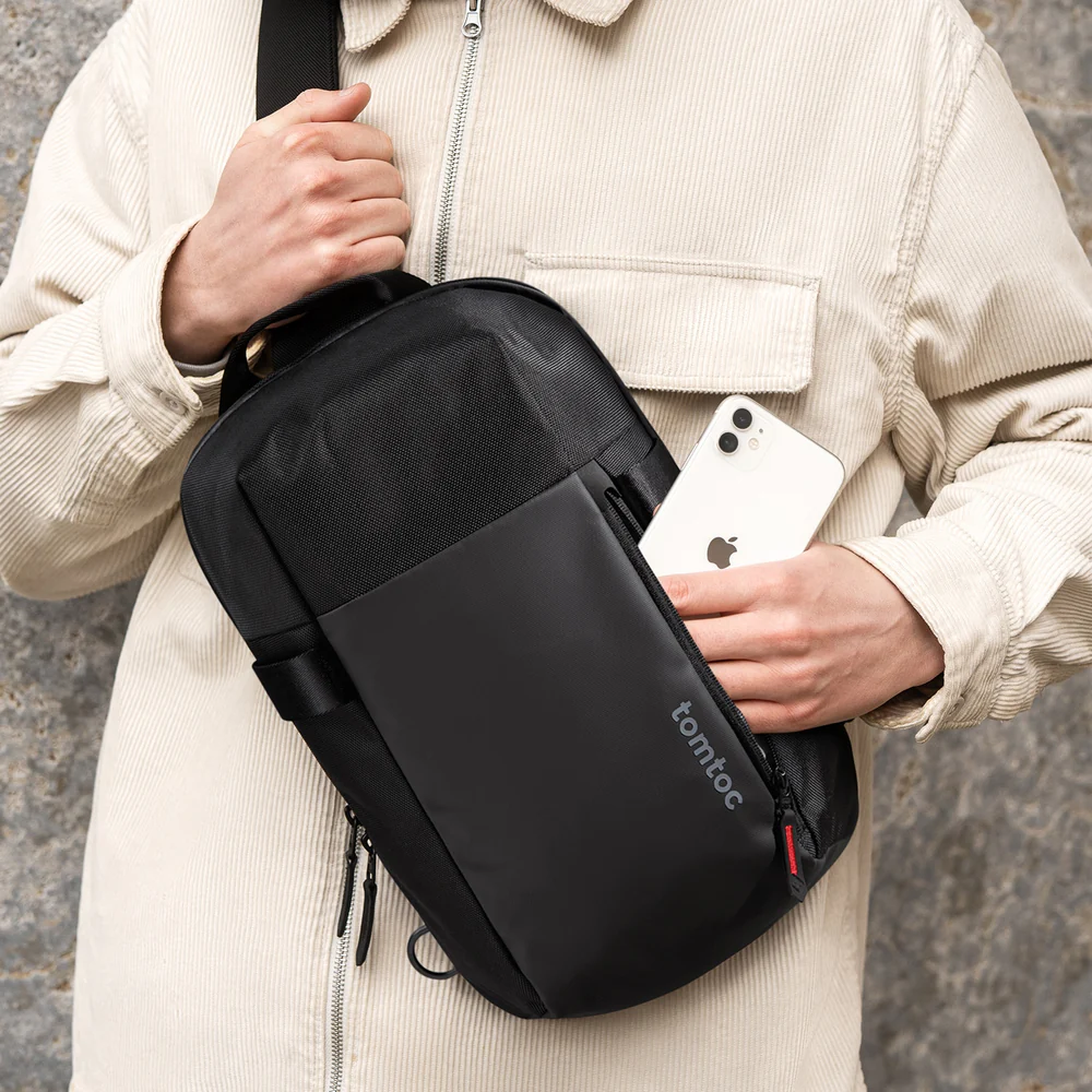 Tomtoc Navigator T24 Sling Bag | Sleek and Functional Everyday Carry - Image 5
