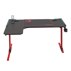 GAMEON PHANTOM XL-L SERIES L-SHAPED RGB FLOWING LIGHT GAMING DESK GO-PHANTOMXL-L