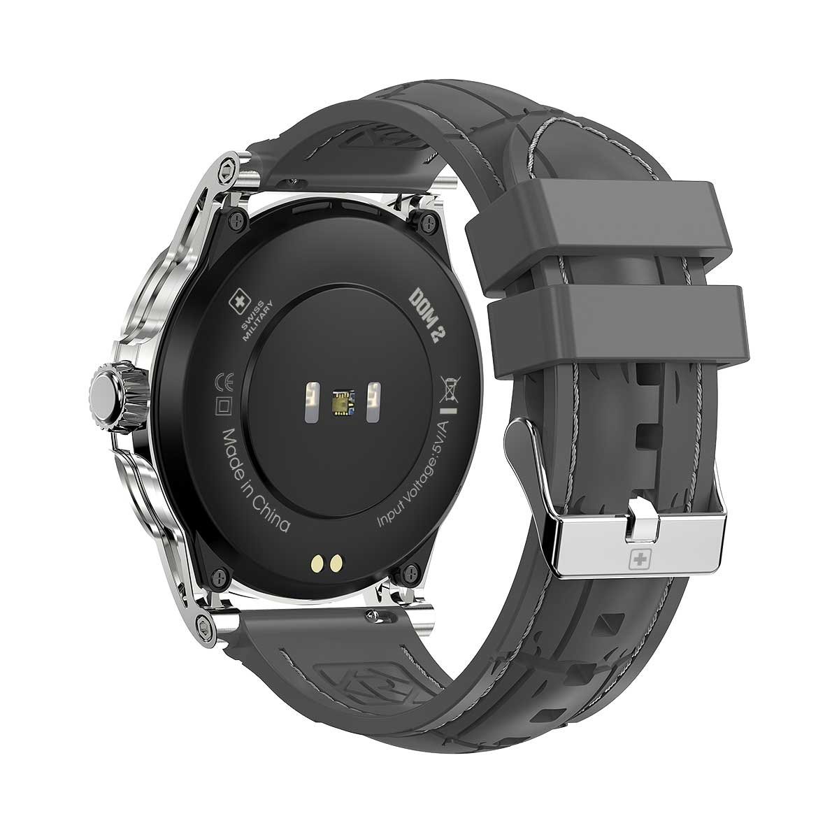 SWISS MILITARY DOM 2 WATCH WITH SILICONE STRAP SM-WCH-DOM2-S - Image 4
