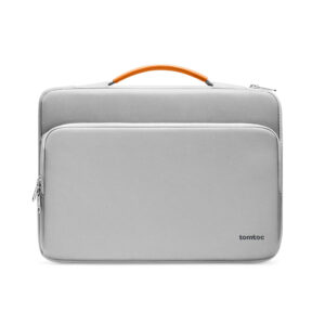 TOMTOC DEFENDER A14 14 INCH LAPTOP BRIEFCASE GRAY A14D3G4