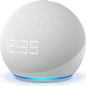 AMAZON ECHO DOT (5TH GENERATION) SPEAKER WITH CLOCK WHITE