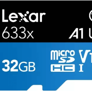 Lexar High-Performance 633x microSDXC UHS-I 32GB Card - Up to 100MB/s (LMS0633032G-BNNNG)