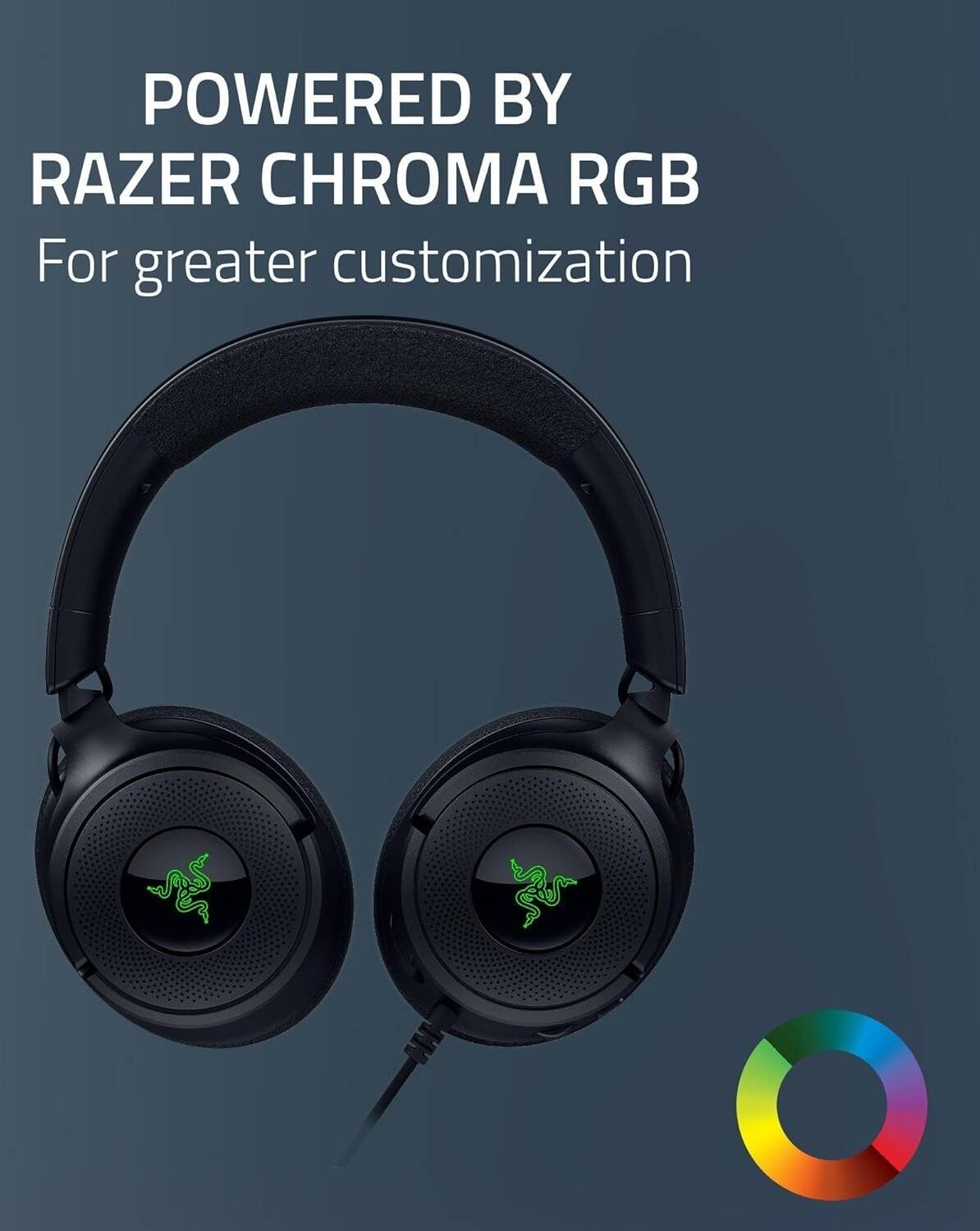Razer Kraken V4 X Wired Gaming Headset (Black, RZ04-05180100-R3M1) - Comfort and Clear Audio for Gamers - Image 2