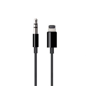 APPLE LIGHTNING TO 3.5MM AUDIO JACK CABLE 1.2M BLACK MR2C2