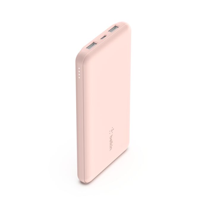 Power meets style with the Belkin Boost Charge Power Bank 10K in stunning Rose Gold.