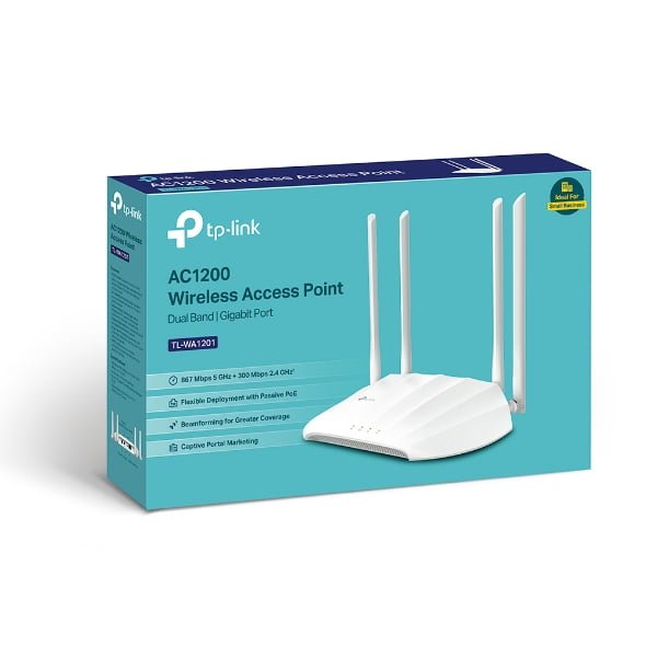 TP-Link AC1200 Dual Band Gigabit Port Wireless Access Point - TL-WA1201 - Image 3