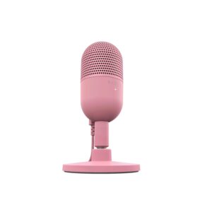 Take your streaming, gaming, and content creation to the next level with the Razer Seiren V3 Mini Ultra-Compact USB Microphone in stylish Pink (Quartz