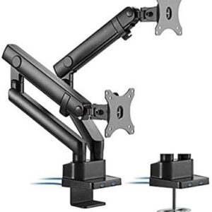 NEWSTAR DUAL MONITOR DESK MOUNT WITH USB PORT 91-LDT20C024U