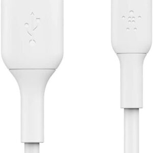 BELKIN LIGHTNING TO USB A CABLE (2 PACK) 1M WHITE CAA001BT1MWH2PK